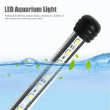 Maxbell Maxbell Water Aquarium Fish Tank LED Light SMD Bar Lamp EU 220V 37cm RGB