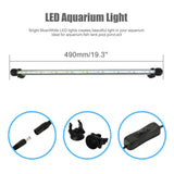 Maxbell Maxbell Water Aquarium Fish Tank LED Light SMD Bar Lamp EU 220V 37cm White Blue