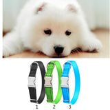 Maxbell Maxbell Adjustable and Reflective Pet Dog Cat Collar Puppy Neck Buckle Strap M Blue