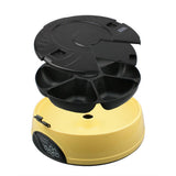 Maxbell Maxbell Automatic LCD Display Pet Timing Food Dispenser Auto Feeder 6-Meal Yellow