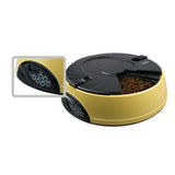 Maxbell Maxbell Automatic LCD Display Pet Timing Food Dispenser Auto Feeder 6-Meal Yellow