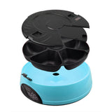 Maxbell Maxbell Automatic LCD Display Pet Timing Food Dispenser Auto Feeder 6-Meal Blue