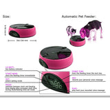 Maxbell Maxbell Automatic LCD Display Pet Timing Food Dispenser Auto Feeder 6-Meal Pink