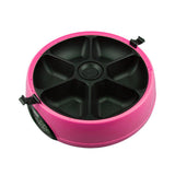 Maxbell Maxbell Automatic LCD Display Pet Timing Food Dispenser Auto Feeder 6-Meal Pink