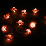 Maxbell String Light Christmas Lamp 10LED Wedding Party Decor Pink Rose#Warm White - Aladdin Shoppers