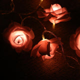 Maxbell String Light Christmas Lamp 10LED Wedding Party Decor Pink Rose#Warm White - Aladdin Shoppers