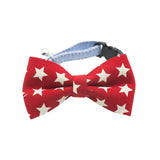 Maxbell Maxbell Pet Dog Cat Holiday Party Bow Tie Collars With Ring Bell S Red-Star