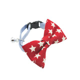 Maxbell Maxbell Pet Dog Cat Holiday Party Bow Tie Collars With Ring Bell S Red-Star