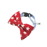 Maxbell Maxbell Pet Dog Cat Holiday Party Bow Tie Collars With Ring Bell M Red-Star