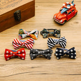 Maxbell Maxbell Pet Dog Cat Holiday Party Bow Tie Collars With Ring Bell M Multi-Graffiti