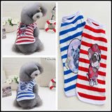 Maxbell Maxbell 100% Cotton Adorable Dog Clothes Doggy Shirt Vest Puppy Apparel Clothing XL Blue