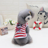 Maxbell Maxbell 100% Cotton Adorable Dog Clothes Doggy Shirt Vest Puppy Apparel Clothing S Red