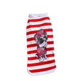 Maxbell Maxbell 100% Cotton Adorable Dog Clothes Doggy Shirt Vest Puppy Apparel Clothing S Red