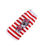 Maxbell Maxbell 100% Cotton Adorable Dog Clothes Doggy Shirt Vest Puppy Apparel Clothing S Red