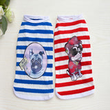 Maxbell Maxbell 100% Cotton Adorable Dog Clothes Doggy Shirt Vest Puppy Apparel Clothing L Red