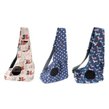 Maxbell Maxbell Pet Sling Carrier Hands Free Adjustable Single Shoulder Bag Blue Dot