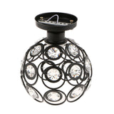 Maxbell 2 pcs Elegant Iron Crystal Ceiling Light Cover Chandelier Pendant Lampshade