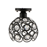 Maxbell 2 pcs Elegant Iron Crystal Ceiling Light Cover Chandelier Pendant Lampshade