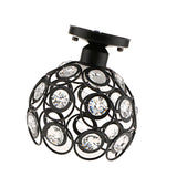 Maxbell 2 pcs Elegant Iron Crystal Ceiling Light Cover Chandelier Pendant Lampshade
