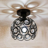 Maxbell 2 pcs Elegant Iron Crystal Ceiling Light Cover Chandelier Pendant Lampshade