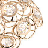 Maxbell 2 pcs Elegant Iron Crystal Ceiling Light Cover Chandelier Pendant Lampshade