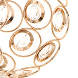 Maxbell 2 pcs Elegant Iron Crystal Ceiling Light Cover Chandelier Pendant Lampshade