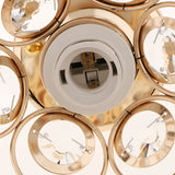 Maxbell 2 pcs Elegant Iron Crystal Ceiling Light Cover Chandelier Pendant Lampshade