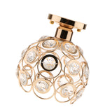Maxbell 2 pcs Elegant Iron Crystal Ceiling Light Cover Chandelier Pendant Lampshade