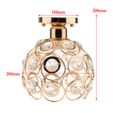 Maxbell 2 pcs Elegant Iron Crystal Ceiling Light Cover Chandelier Pendant Lampshade
