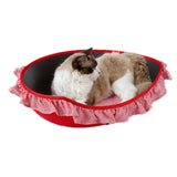 Maxbell Maxbell Super Soft Removable Pet Cat Dog Warm House Cushion Sleep Mat Pad Red