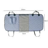 Maxbell Maxbell Pet Dog Cat Car Seat Barrier Travel Pet Dog Seat Safety Mesh Net Fence Grey