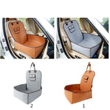 Maxbell Maxbell Pet Front Seat Cover Protector for All Cars Dog Cat Booster Carrier Grey