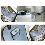Maxbell Maxbell Pet Front Seat Cover Protector for All Cars Dog Cat Booster Carrier Grey