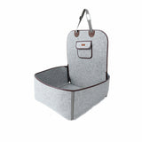Maxbell Maxbell Pet Front Seat Cover Protector for All Cars Dog Cat Booster Carrier Grey