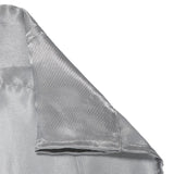 Maxbell Rod Pocket Satin Window Curtains Blackout Shade Curtains 200x250cm Grey - Aladdin Shoppers