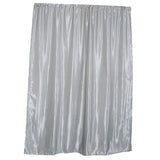 Maxbell Rod Pocket Satin Window Curtains Blackout Shade Curtains 200x250cm Grey - Aladdin Shoppers