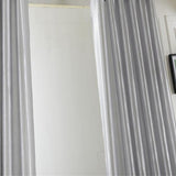Maxbell Rod Pocket Satin Window Curtains Blackout Shade Curtains 200x250cm Grey - Aladdin Shoppers