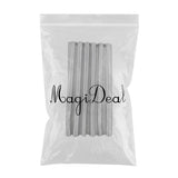 Maxbell Rod Pocket Satin Window Curtains Blackout Shade Curtains 200x250cm Grey - Aladdin Shoppers