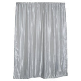 Maxbell Rod Pocket Satin Window Curtains Blackout Shade Curtains 200x250cm Grey - Aladdin Shoppers
