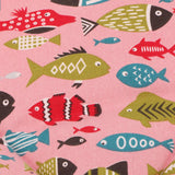 Maxbell Maxbell Cute Fish Print Spring Summer Dual Use Pet Dog Cat Chushion Pillow Bed Pink