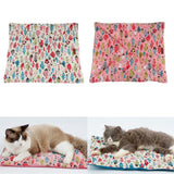 Maxbell Maxbell Cute Fish Print Spring Summer Dual Use Pet Dog Cat Chushion Pillow Bed Pink