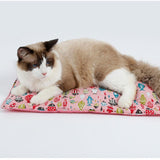 Maxbell Maxbell Cute Fish Print Spring Summer Dual Use Pet Dog Cat Chushion Pillow Bed Pink