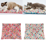 Maxbell Maxbell Cute Fish Print Spring Summer Dual Use Pet Dog Cat Chushion Pillow Bed Pink