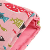 Maxbell Maxbell Cute Fish Print Spring Summer Dual Use Pet Dog Cat Chushion Pillow Bed Pink