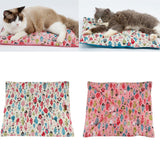 Maxbell Maxbell Cute Fish Print Spring Summer Dual Use Pet Dog Cat Chushion Pillow Bed Pink