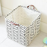 Maxbell 2x Cute Reusable Square Storage Basket Laundry Bin Home Organiser Makeup Box