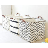 Maxbell 2x Cute Reusable Square Storage Basket Laundry Bin Home Organiser Makeup Box