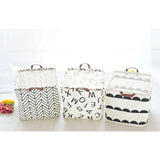 Maxbell 2x Cute Reusable Square Storage Basket Laundry Bin Home Organiser Makeup Box