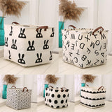 Maxbell 2x Cute Reusable Square Storage Basket Laundry Bin Home Organiser Makeup Box