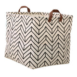 Maxbell 2x Cute Reusable Square Storage Basket Laundry Bin Home Organiser Makeup Box
